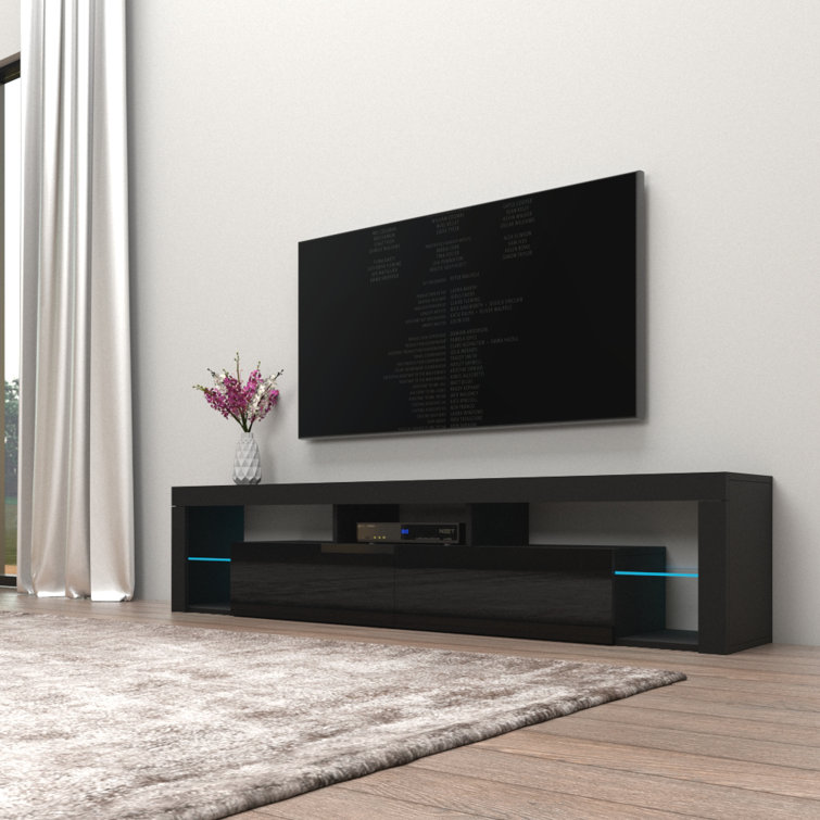 Orren Ellis Floating Milano TV Stand for TVs up to 90" & Reviews